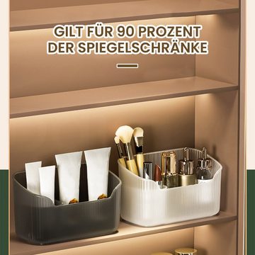 Daisred Make-Up Organizer 2 Stück Schminktisch Deko Skincare Schmink Aufbewahrung, 2-tlg.