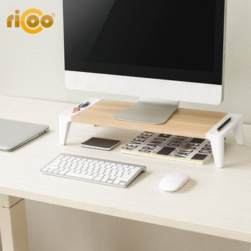 RICOO Schreibtischaufsatz FS0142, Monitorständer Schreibtisch Monitorerhöhung Bildschirm Tisch Aufsatz