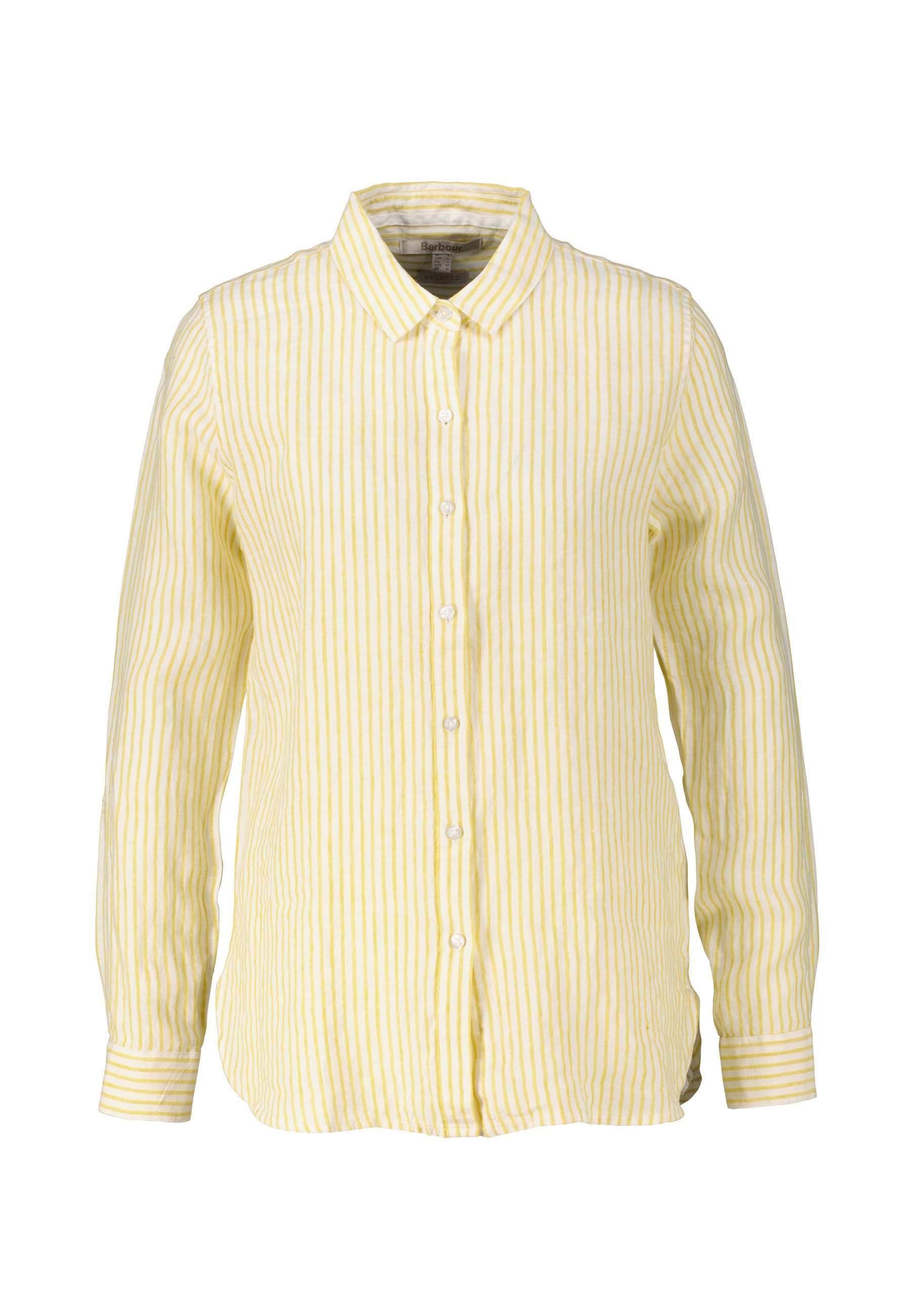 Klassische Bluse Damen Leinenbluse MARINE Relaxed Fit