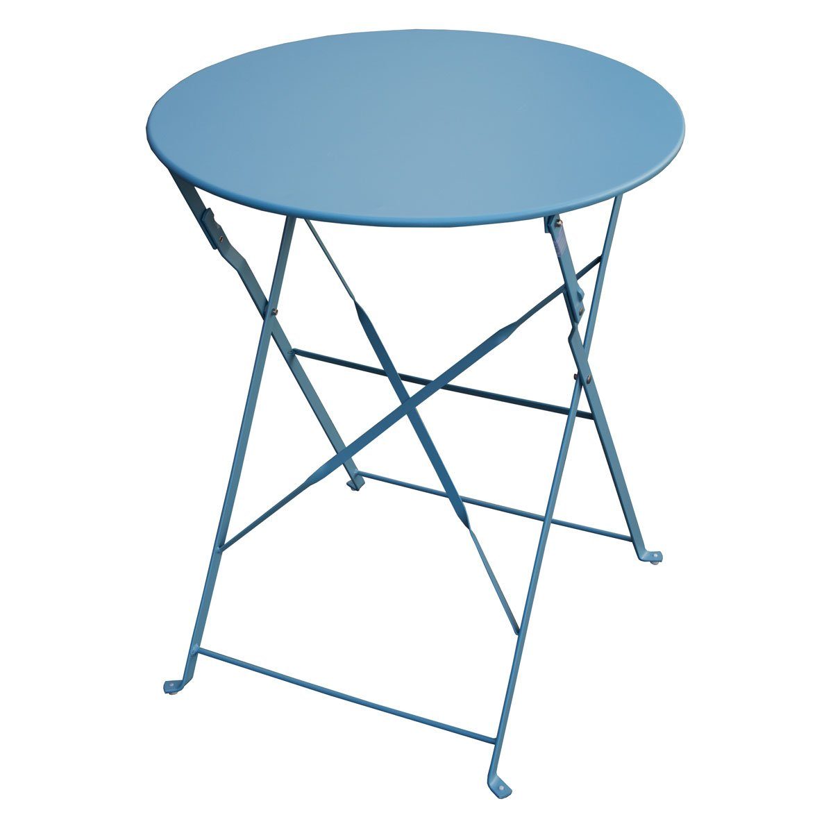 SVITA Balkonset BERLIN, (Set, 3-tlg., Bistro-Set), Tisch mit 2 Stühlen, Klappbar, Pflegeleicht, Witterungsbeständig