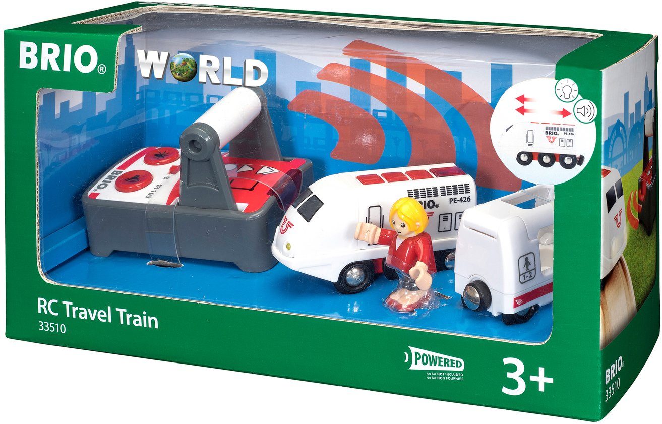 BRIO® Spielzeug-Eisenbahn BRIO® WORLD, IR Express Reisezug, mit Licht und Soundfunktion