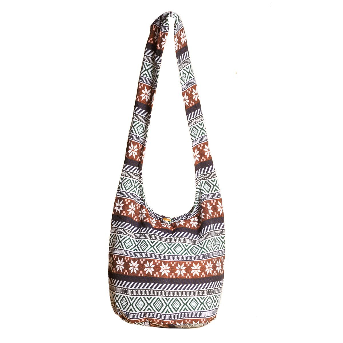 2 in Wickeltasche Baumwolle Handtasche als % In gewebten auch PANASIAM Beuteltasche Strandtasche Schulterbeutel Designs 100 Umhängetasche, Größen WOV29 und geeignet aus