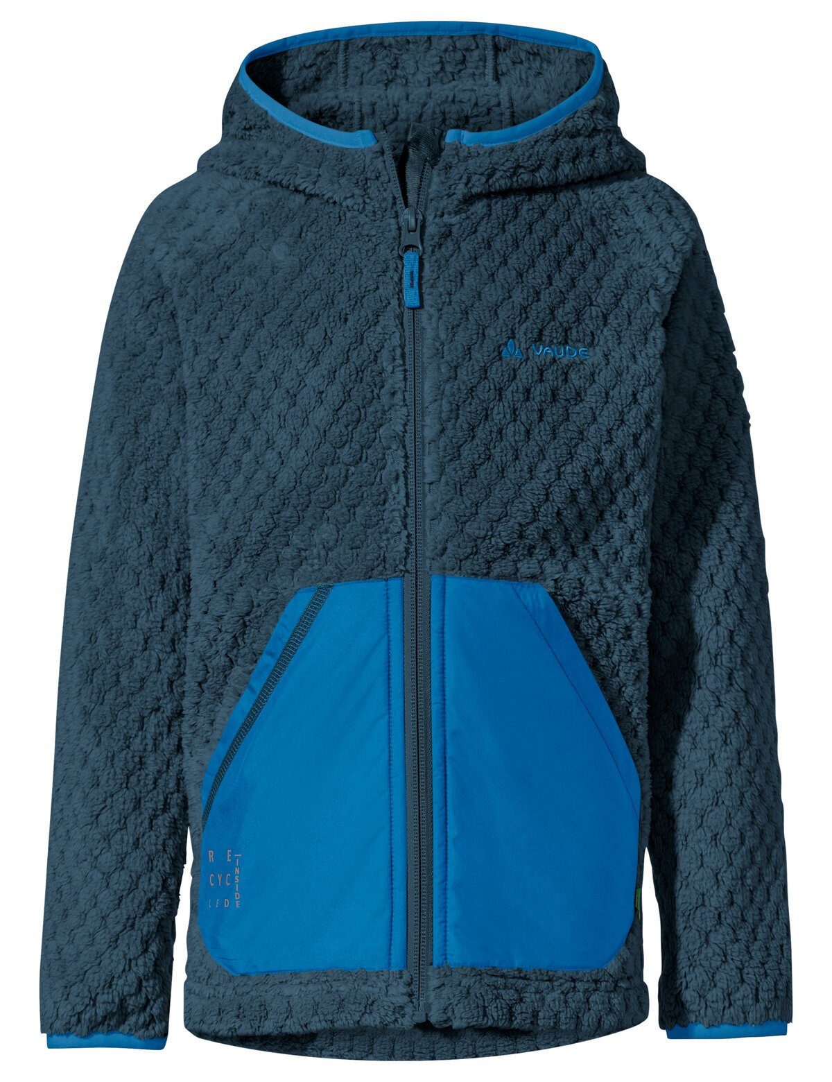 VAUDE Outdoorjacke Kids Manukau Fleece Jacket (1-St) Klimaneutral kompensiert dark sea/blue