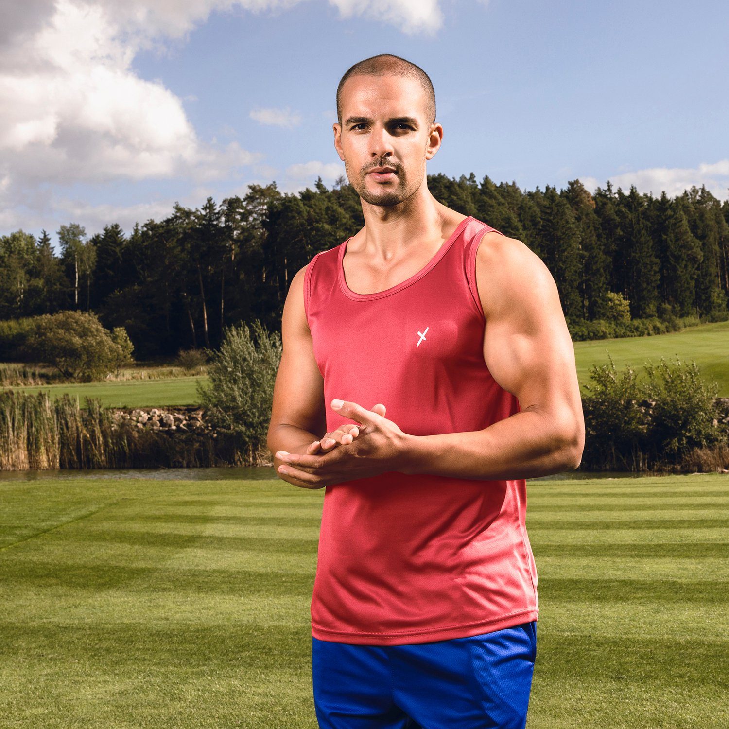 CFLEX Trainingsshirt Herren Sport Shirt Fitness Tanktop Sportswear Collecti günstig online kaufen