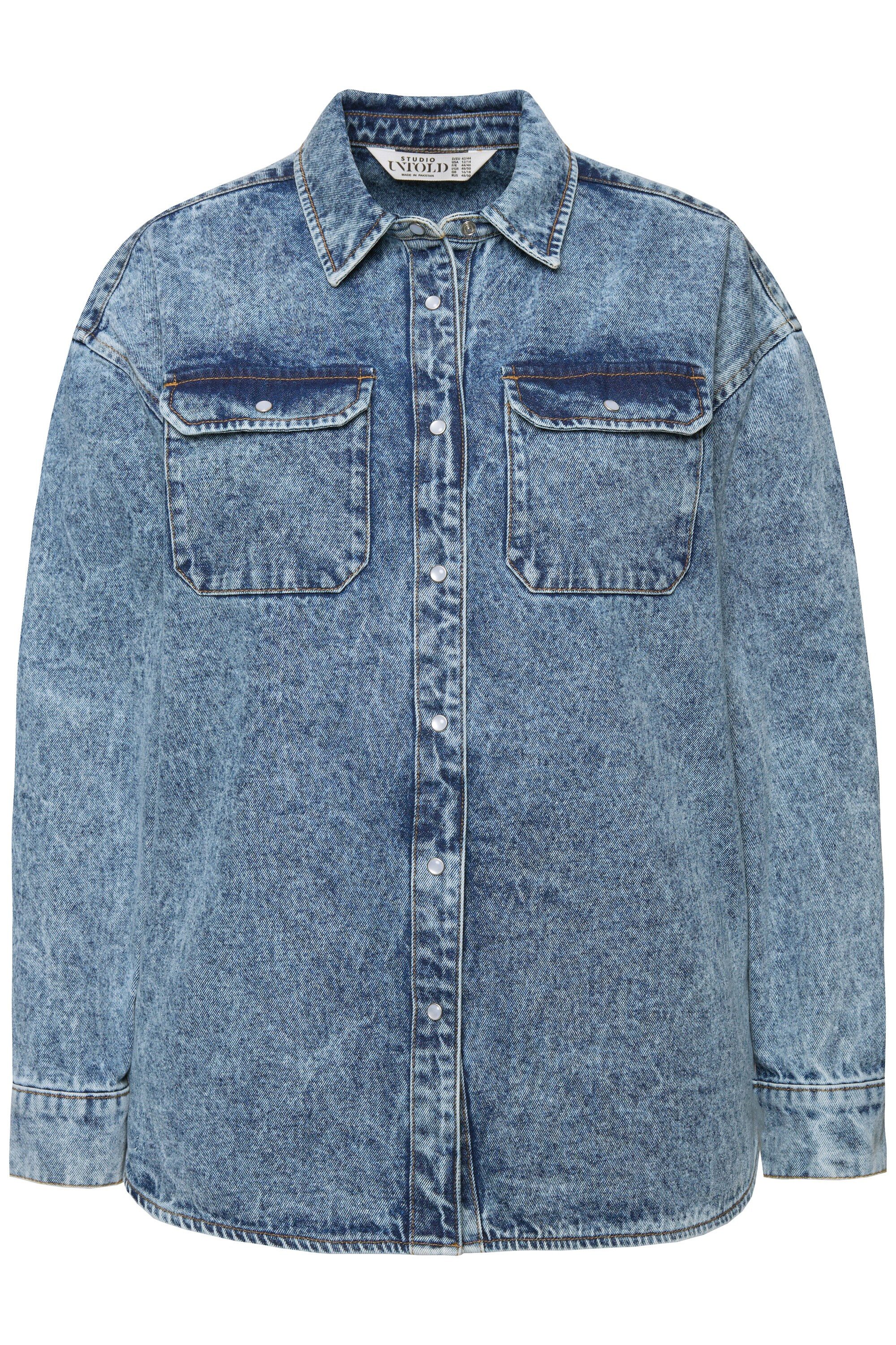 Studio Untold Hemdbluse Jeanshemd oversized Vintage günstig online kaufen
