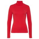 DELMAO Rollkragenshirt Langarm, sehr figurbetonte Passform, unifarben, mit Rollkragen