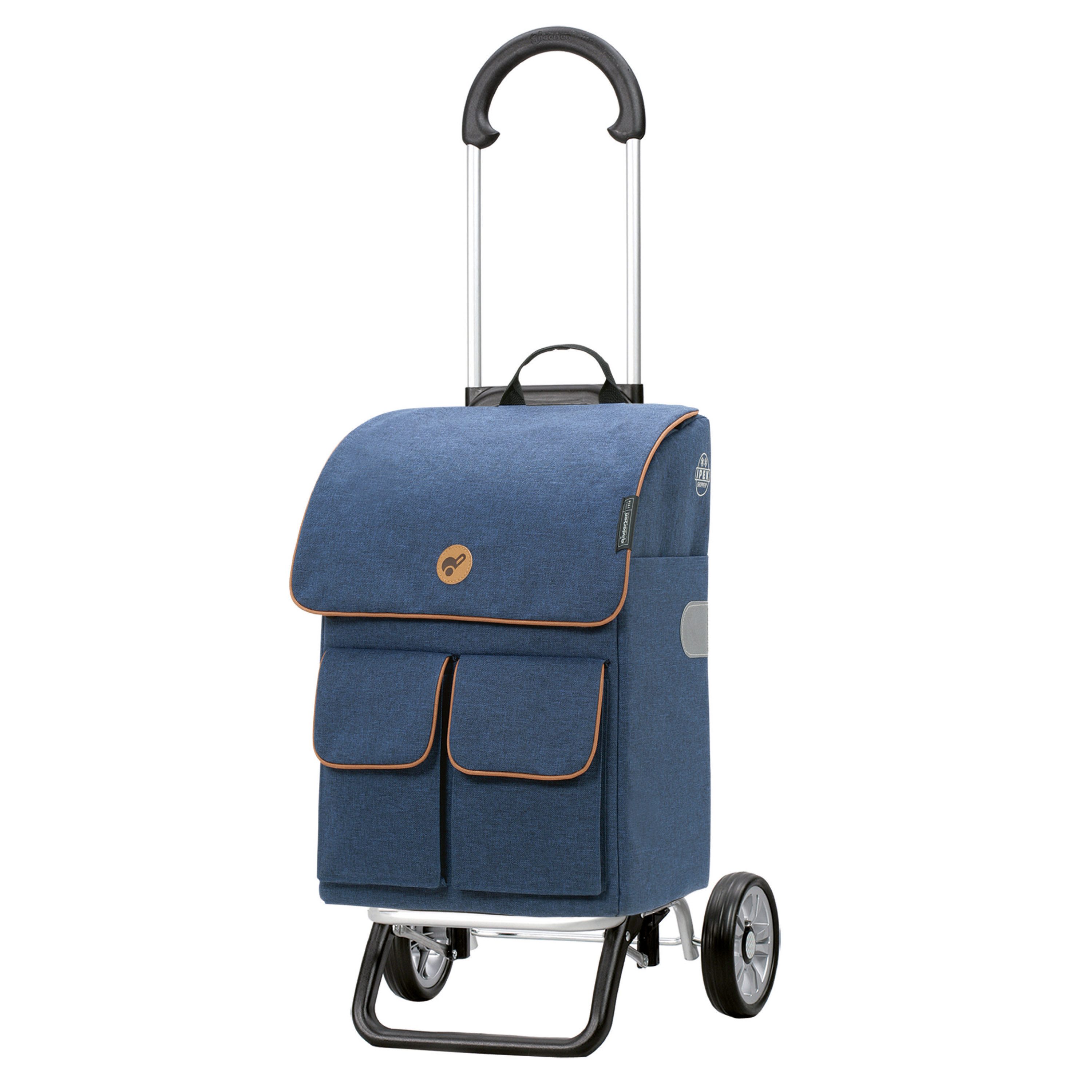 Andersen Einkaufstrolley Scala Shopper Plus Ipek Mini blau, Thermofach 34 Liter, klappbar, belastbar bis 30kg, wasserabweisend
