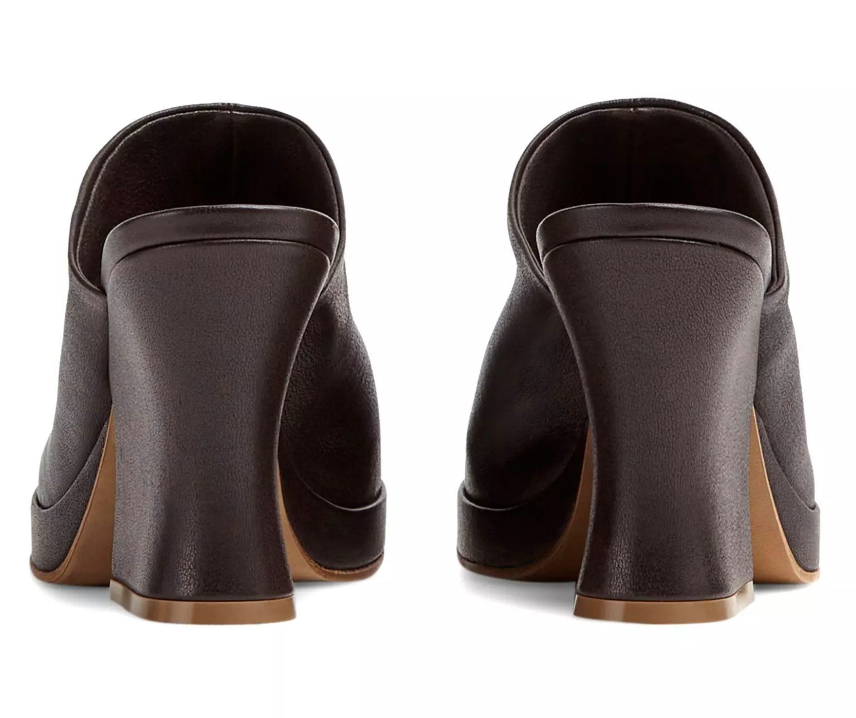 BOTTEGA VENETA Stack Absatzschuhe Mules Pantoletten Pumps Elastischem Lammleder mit natürlicher, körniger Textur