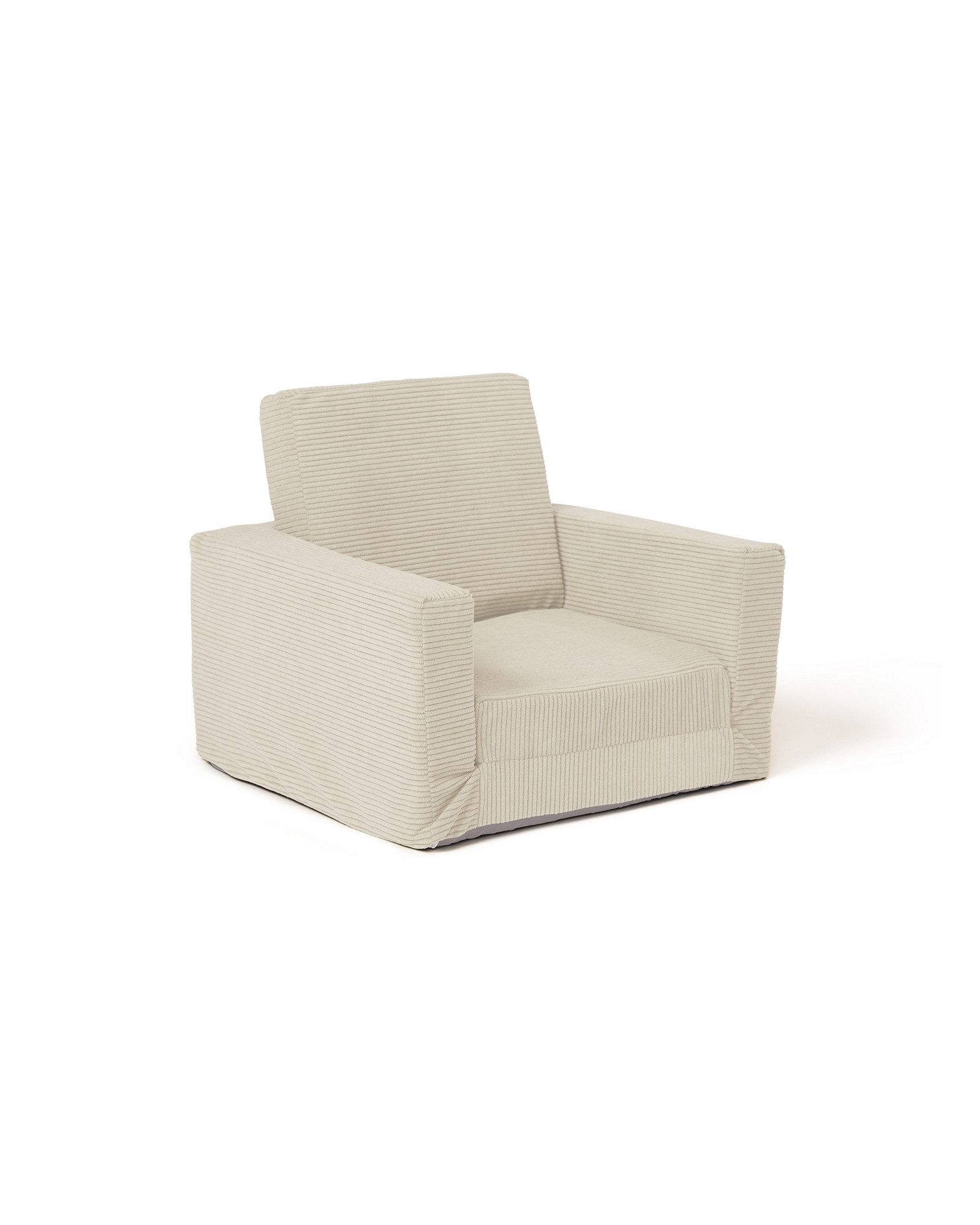 Kindersessel Kindersessel klappbar weiss 42x44x38cm, ausgeklappt 100cm für Kinder