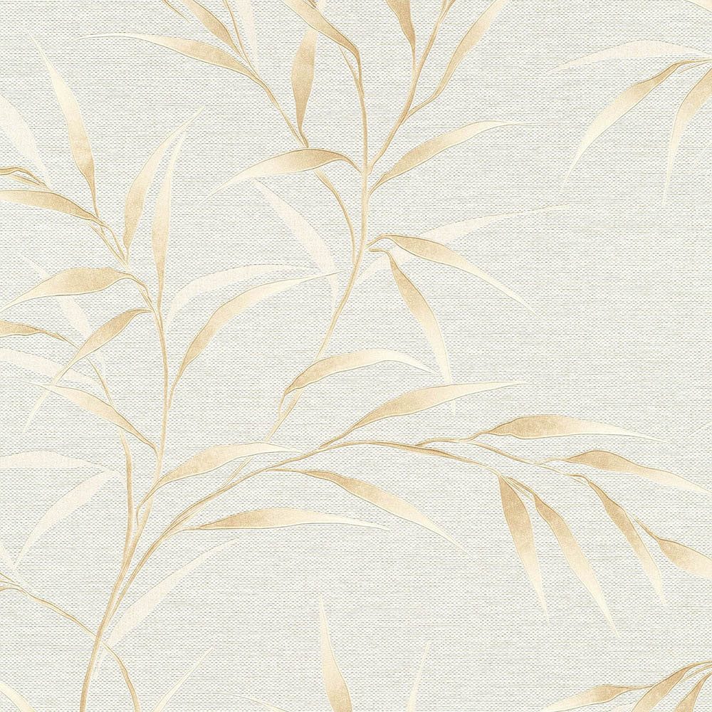 Erismann Vliestapete Blätter Floral Creme Beige Metallic 10528-02 Guido Maria Kretschmer