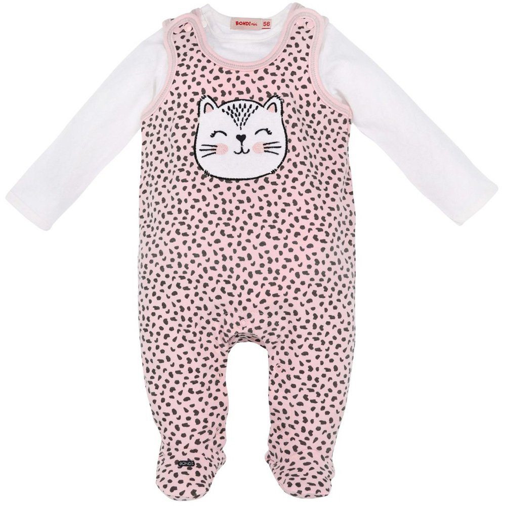 BONDI Strampler BONDI Baby Strampler 'Kätzchen' mit Leoprint 93706