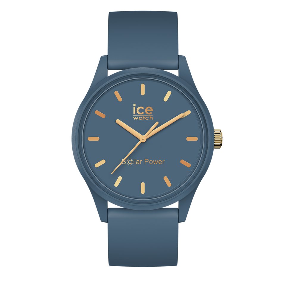 ice-watch Solaruhr Ice-Watch Unisex Uhr ICE solar power 020656 Artic blue,  (1-tlg)