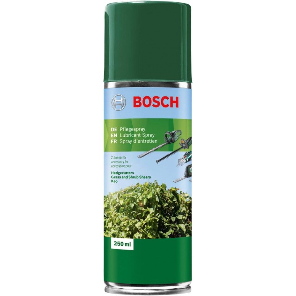BOSCH 1609200399 - Pflegespray - 250 ml Gartengeräte-Pflegespray