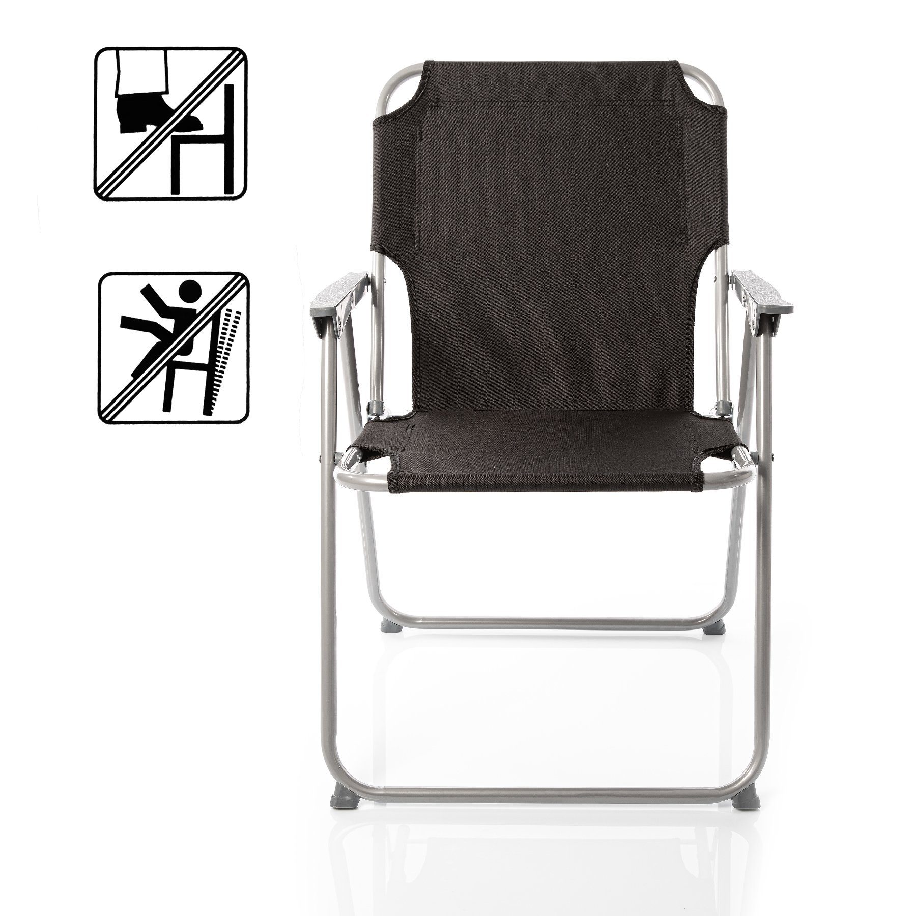 BigDean Klappstuhl 2x Klappstuhl Faltstuhl Campingstuhl günstig online kaufen