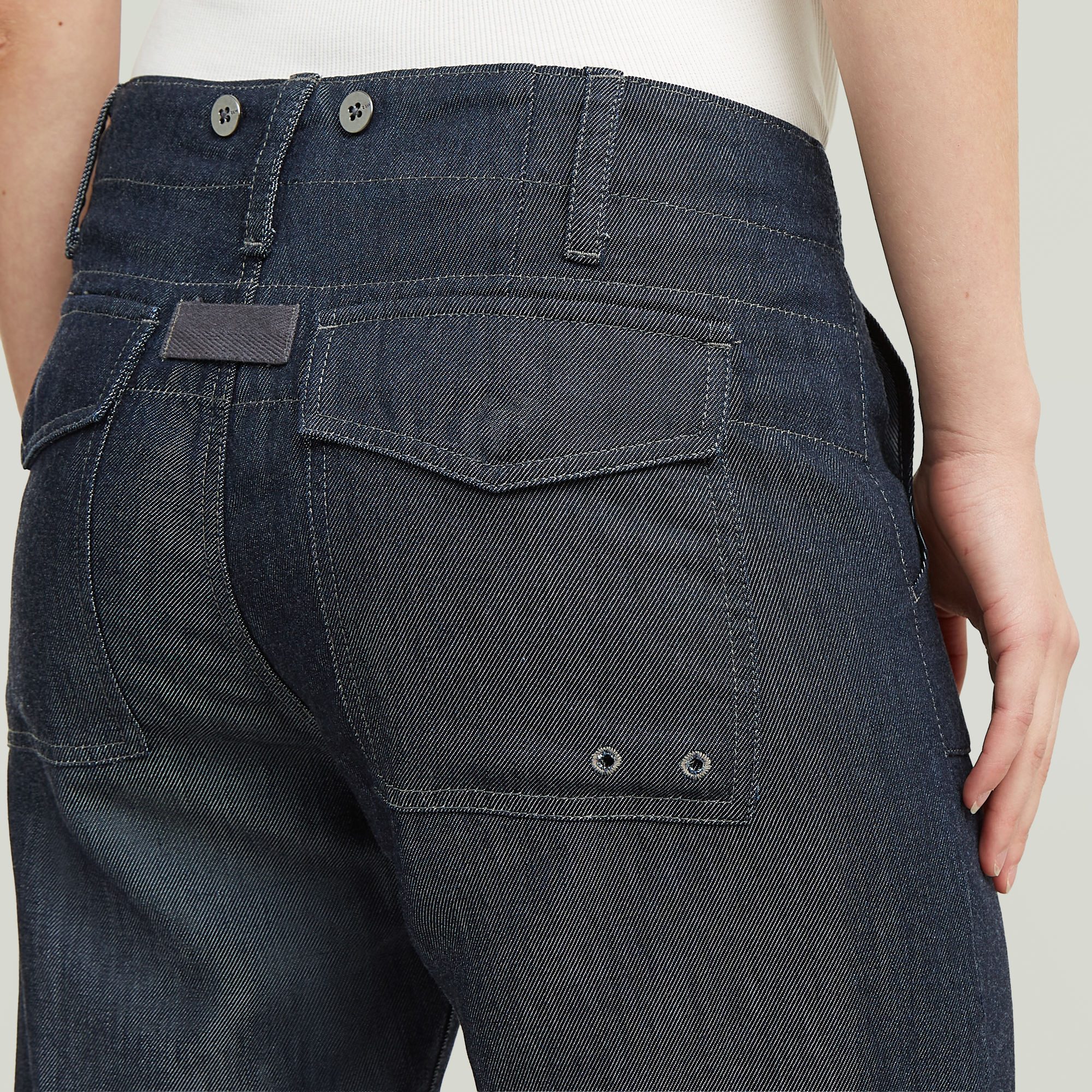 G-STAR Boyfriend-Hose Regular Track O5P Fatigue mit niedrigem Bund, Relaxed Fit