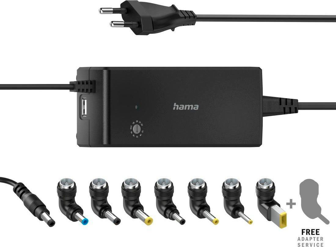 Universal-Notebook-Netzteil, 12-22V/90W 8 Notebookstecker Notebook-Netzteil