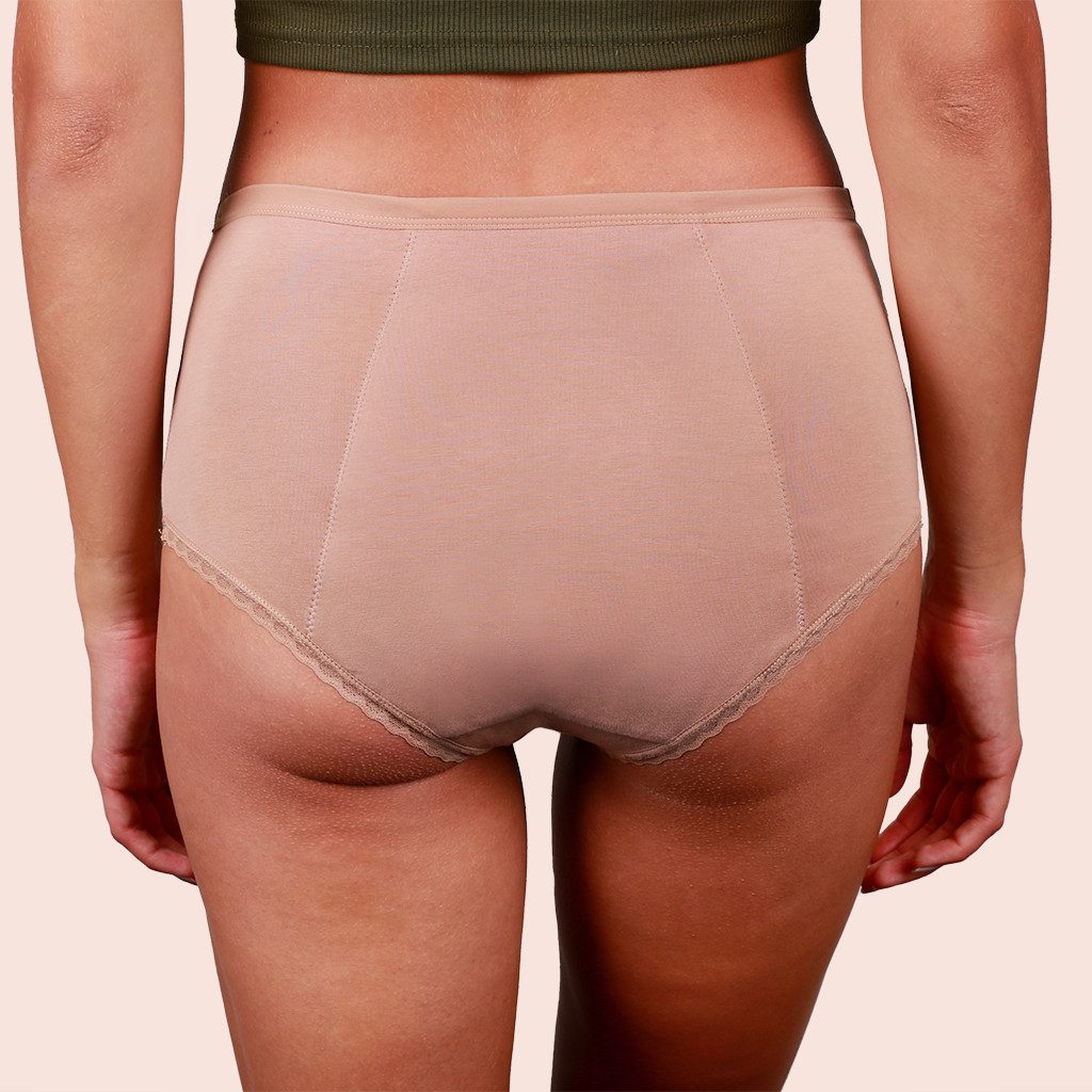 Taynie Periodenslip Deluxe extra stark - Periodenunterwäsche starke Blutung - Damen (1-St., 1er-Pack) Auslaufsichere Periodenunterwäsche / Periodenslip aus Bio  – Bild 5 von 5