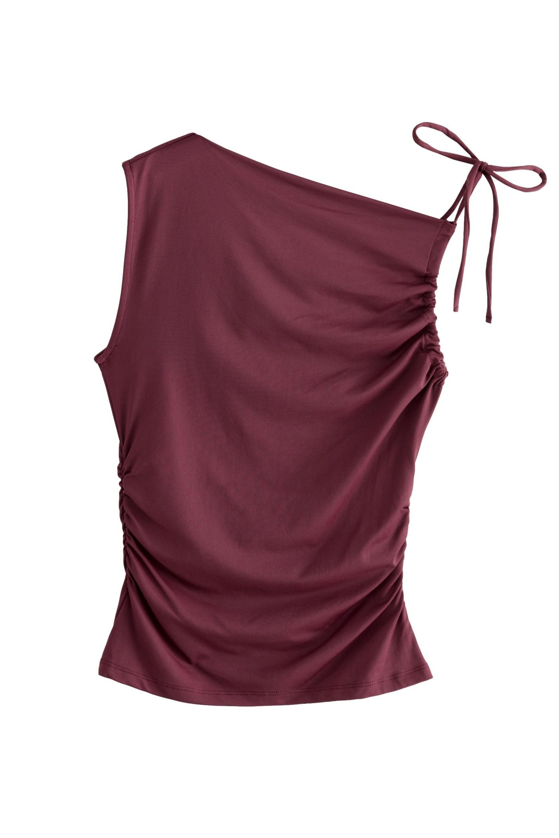 Next Rüschentop Weiches, ärmelloses Oberteil mit Raffung (1-tlg)