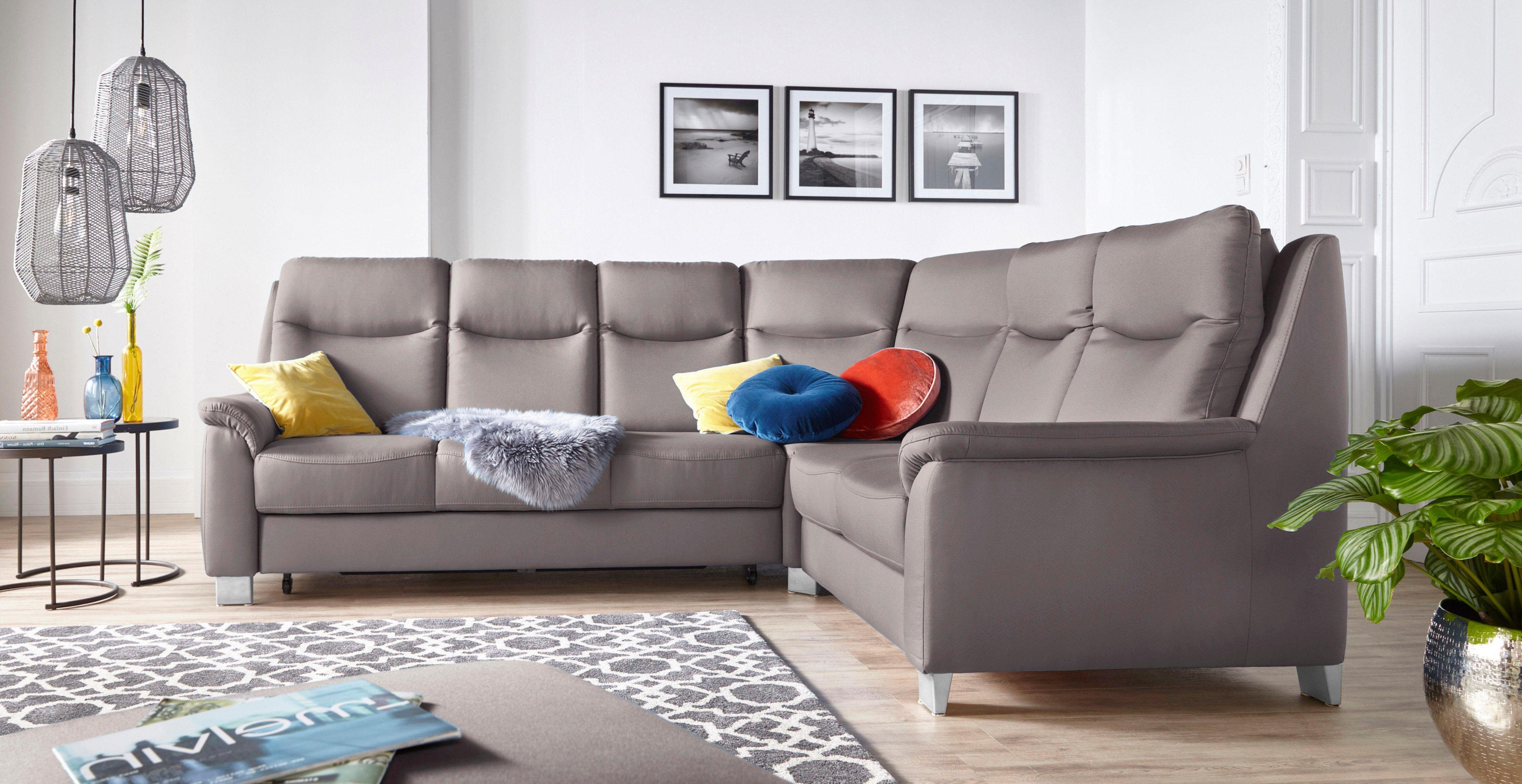 sit&more Ecksofa Boccaccio L-Form, mit Federkern günstig online kaufen