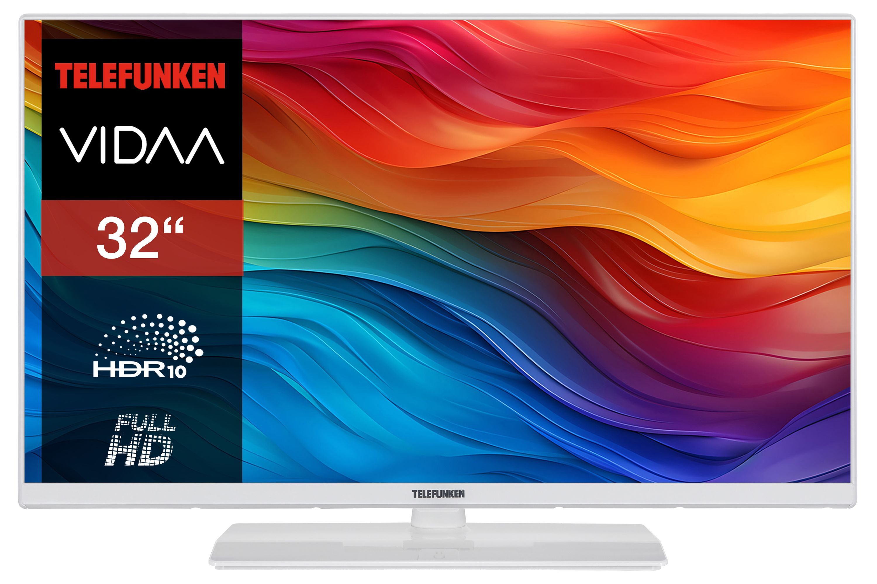 Telefunken XF32VP750M-W LCD-LED Телевізори (80 cm/32 Zoll, Full HD, VIDAA Smart TV, VIDAA Smart TV, HDR, Triple-Tuner)