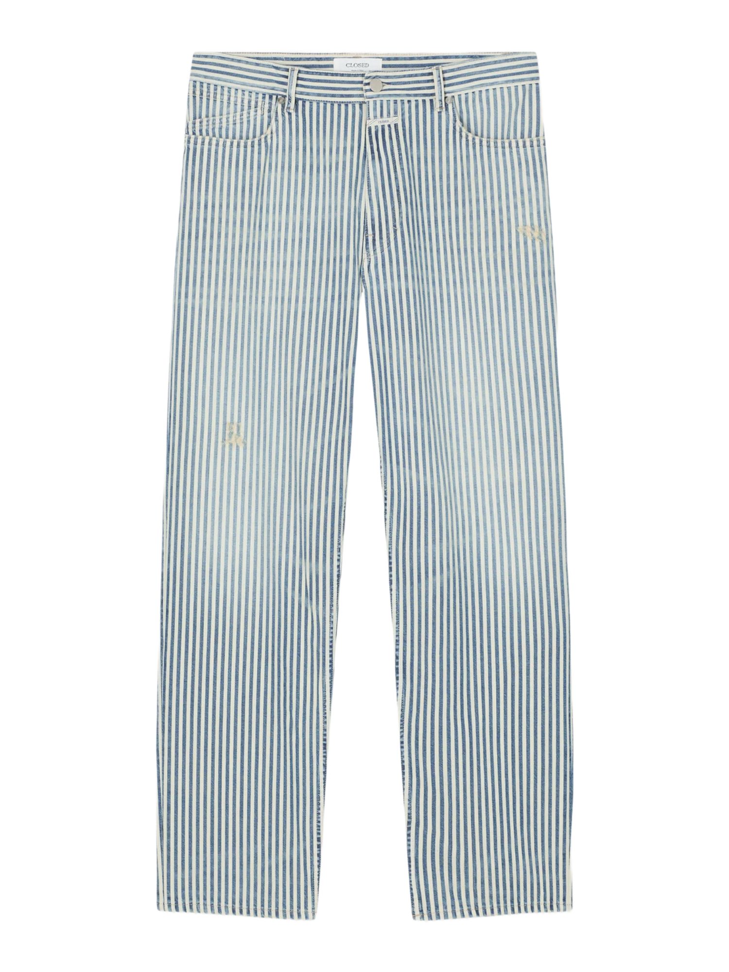 CLOSED Stoffhose blau, Casual, Baumwolle, Unifarben, Relaxed Fit, Mittel