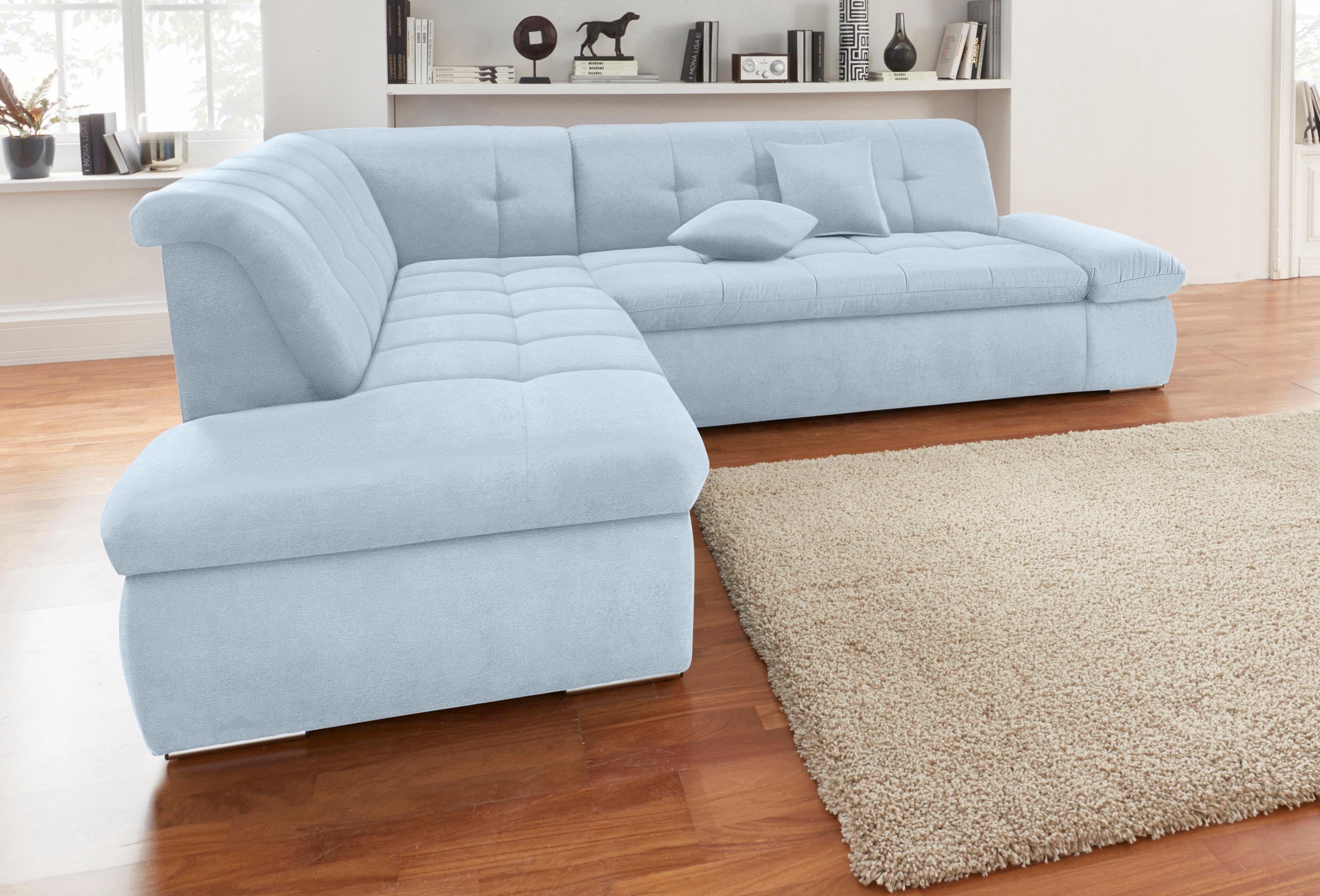 DOMO collection Ecksofa NMoric incl. Zierkissen günstig online kaufen