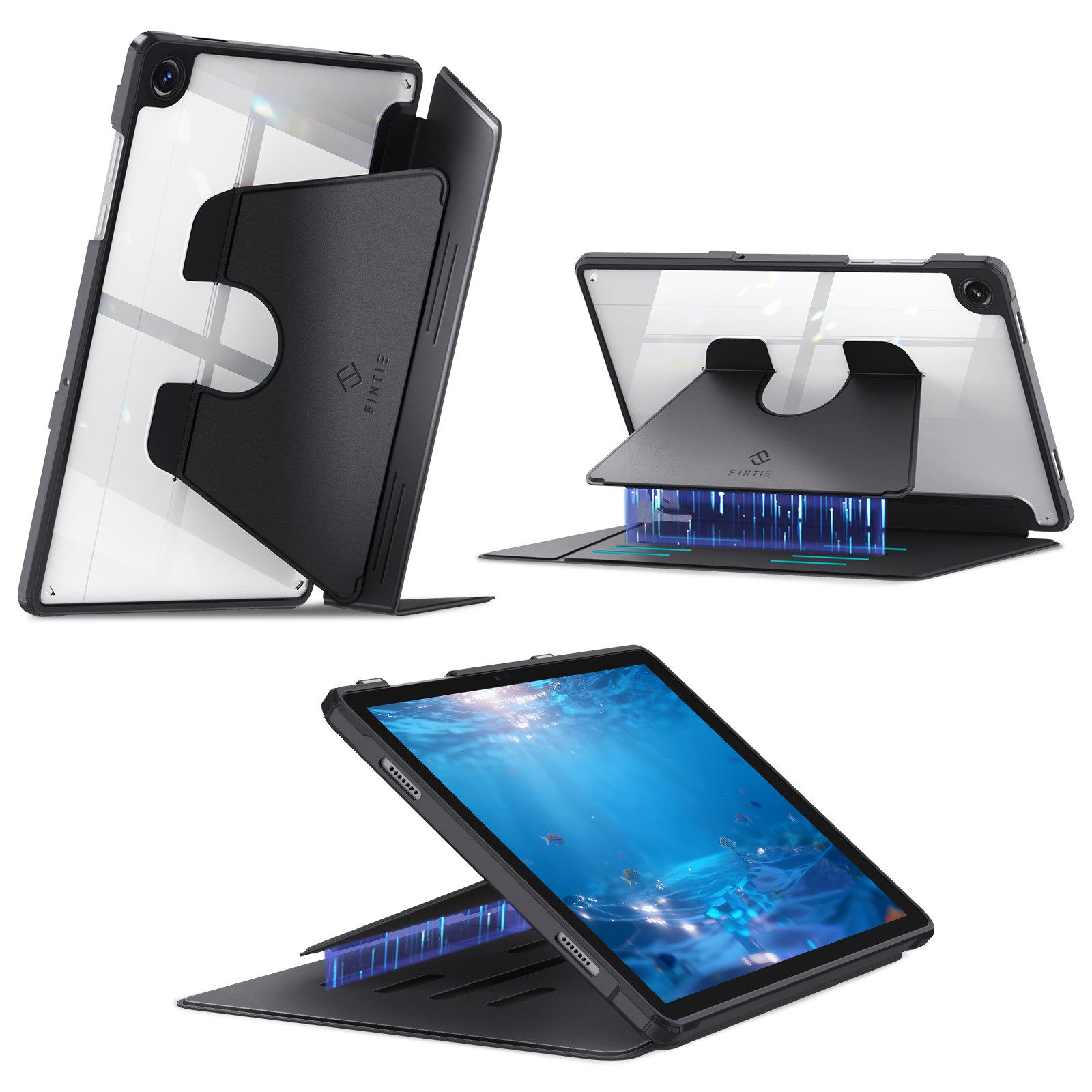 Fintie Tablet-Hülle für Samsung Galaxy Tab A11+ Plus 11" 2025 / Tab A9+ Plus 11 Zoll 2023, mit Magnetständer, Multi-Winkel Betrachtung für Horizontal & Vertikal