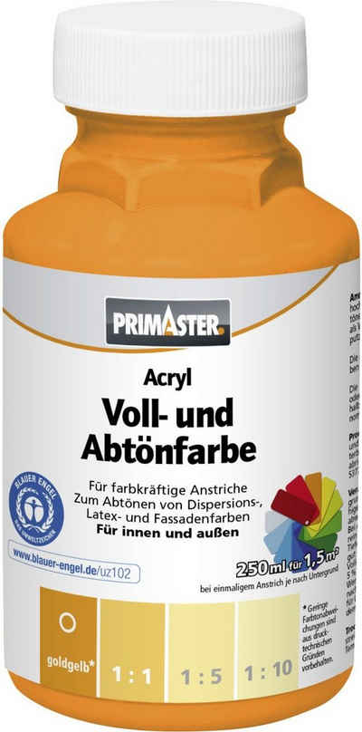 Primaster Vollton- und Abtönfarbe Primaster Voll- und Abtönfarbe 250 ml goldgelb