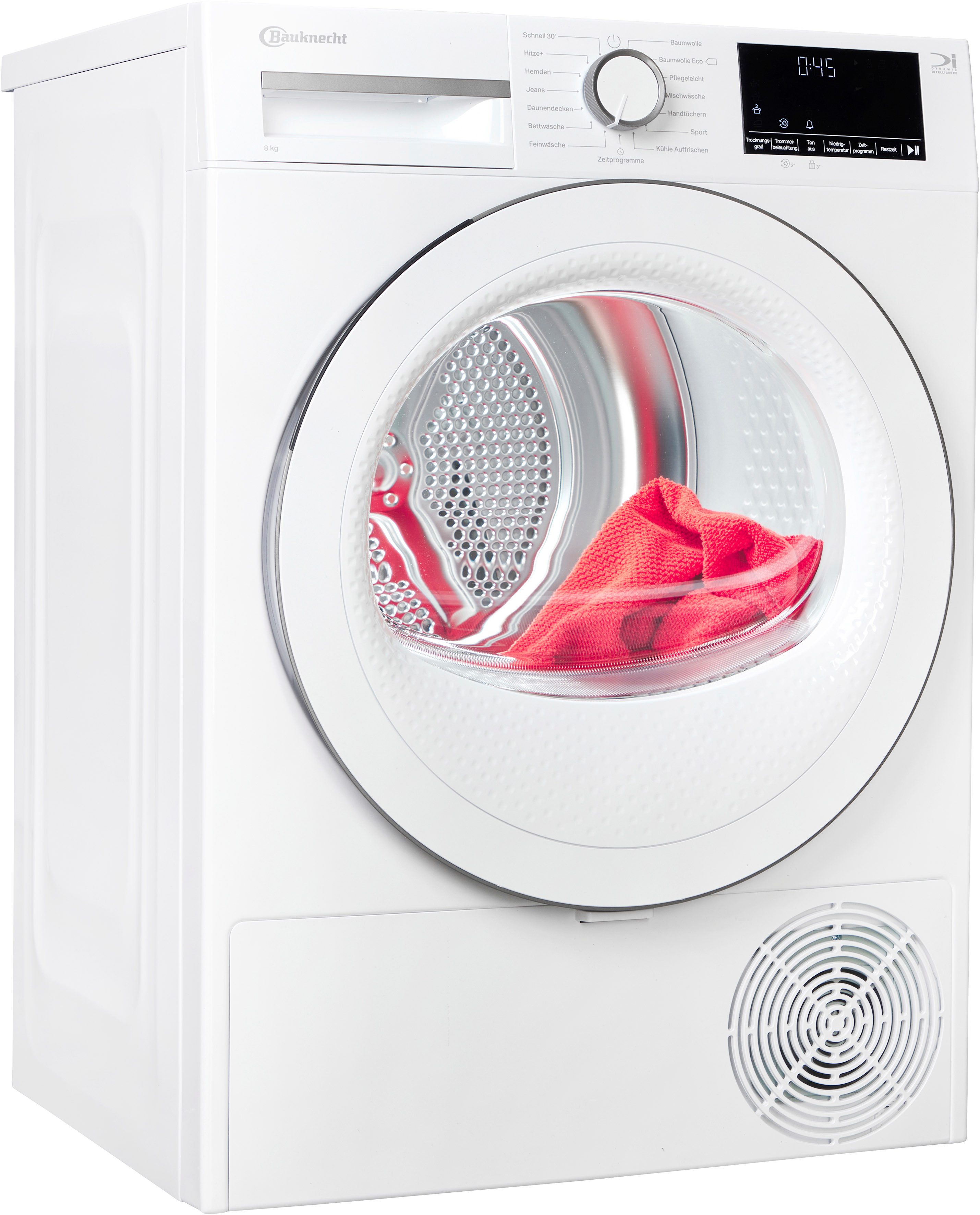 BAUKNECHT Wärmepumpentrockner BT 84D WWS, Kompaktes Design bei gleicher Kapazität