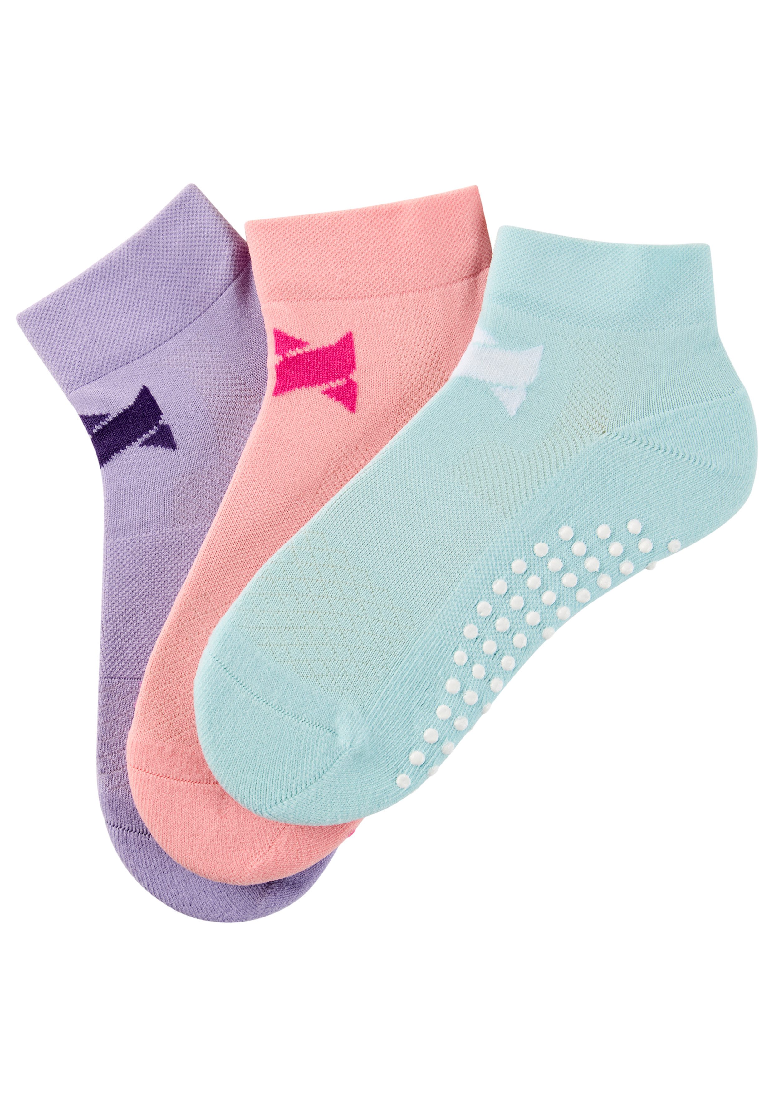 XTREME sockswear ABS-Socken Panther Yoga-Socks (Packung, 3-Paar) Antirutsch-Sohle