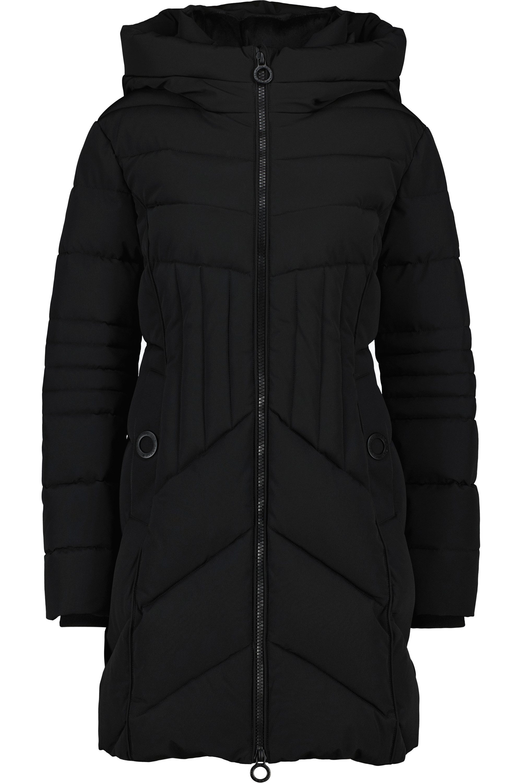 Alife & Kickin Winterjacke Damen PriscillaAK A Winterjacke, Steppjacke, gefütterte Jacke Gefütterter kurzer Mantel mit figurbetonter Passform und 2-Wege-Zip