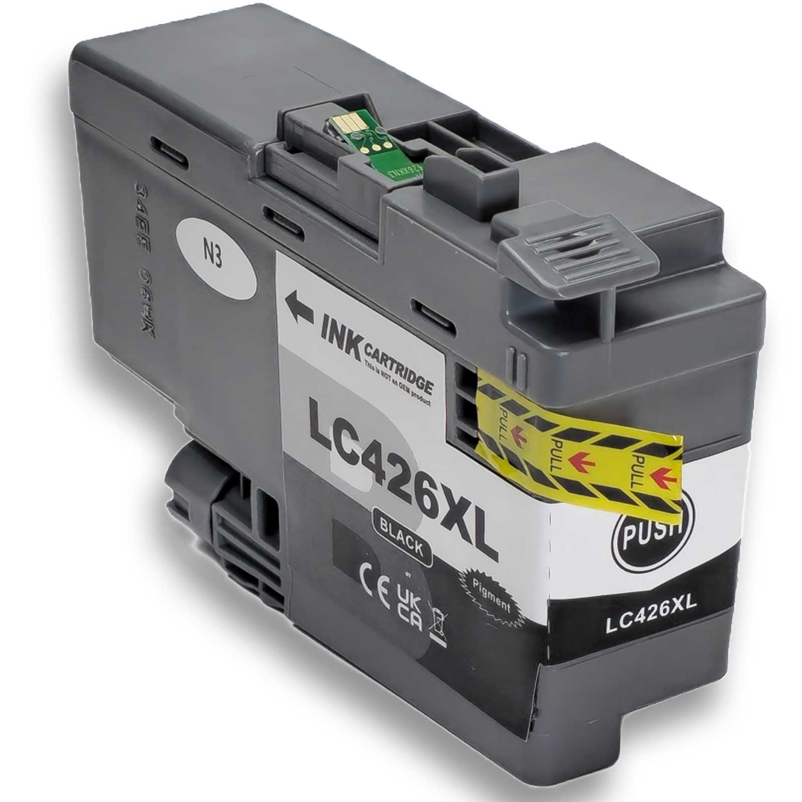 Kompatibel Brother LC-426 XL BK Schwarz Black Druckerpatrone für 6000 Tintenpatrone