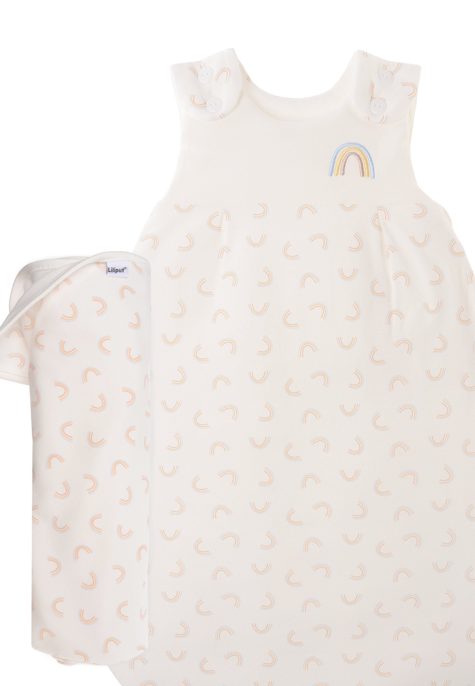 Liliput Babyschlafsack Regenbogen, bestehend aus Schlafsack mit Decke