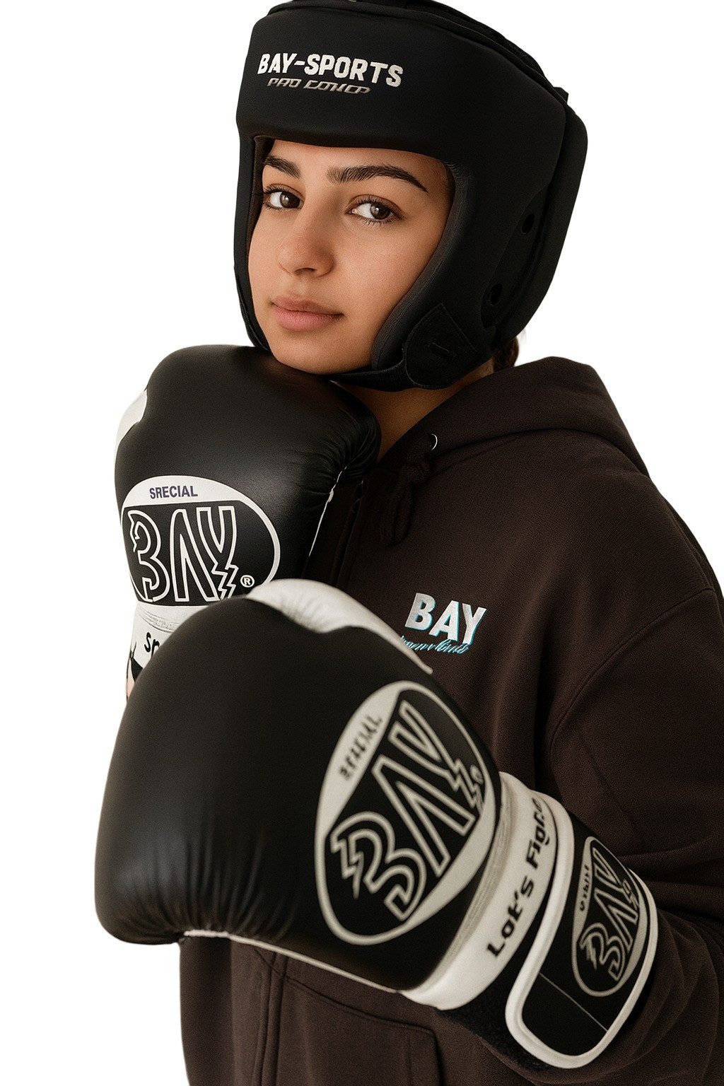 BAY-Sports Kopfschutz Iron Mind Boxen Kickboxen Kopfschützer Muay Thai Thaiboxen Vollkontakt (Kunstleder, Stück), Schädeldeckenpolsterung, schützt Kopf, Hinterkopf und Schädeldecke