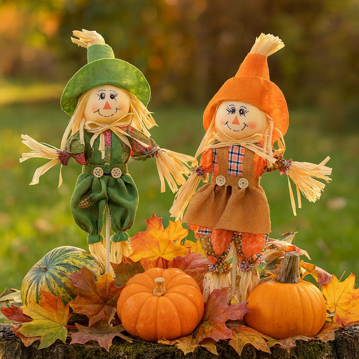Viana Streudeko Herbstdeko Vogelscheuche Blumendekoration Charmant günstig online kaufen
