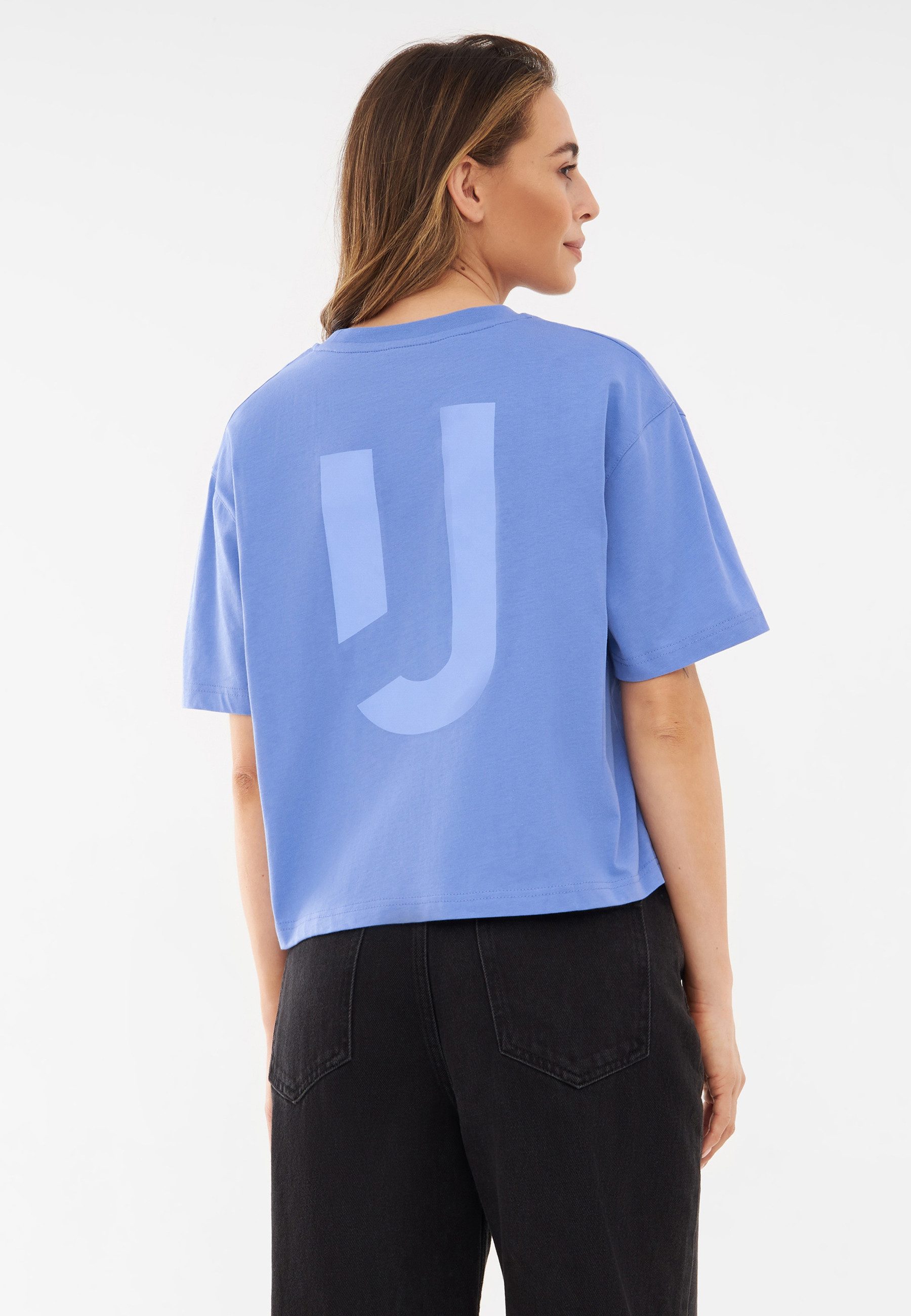 Johnny Urban T-Shirt Zoey Oversize Cropped T-Shirt Kurzes Tshirt mit Rundhalsausschnitt