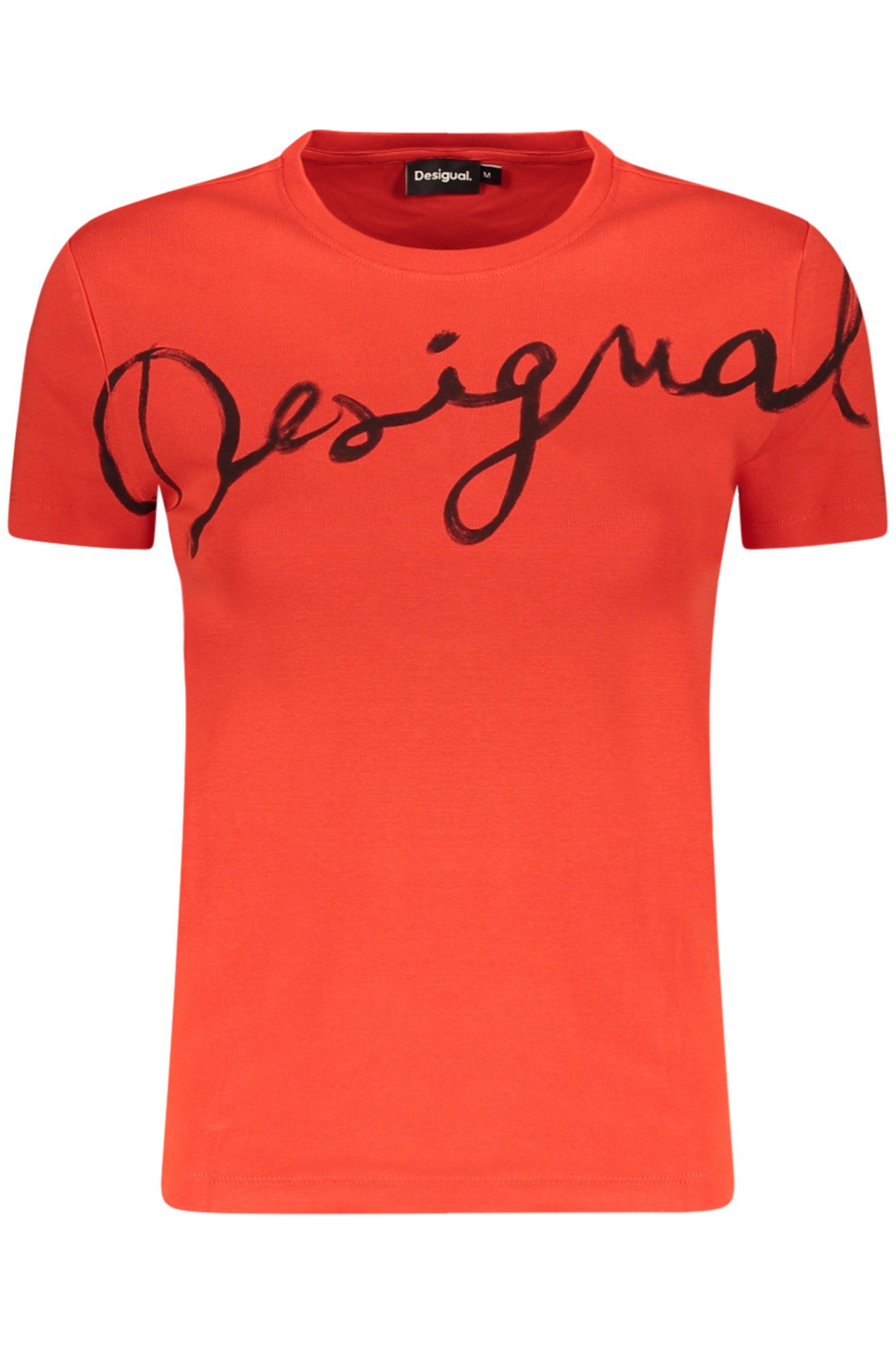Desigual T-Shirt Elegantes rotes Damen-T-Shirt mit floralem Druck