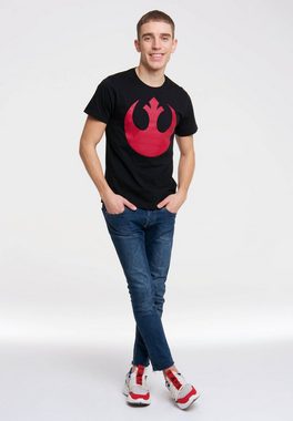 LOGOSHIRT T-Shirt Star Wars - Rebel Alliance Logo mit Star Wars-Motiv
