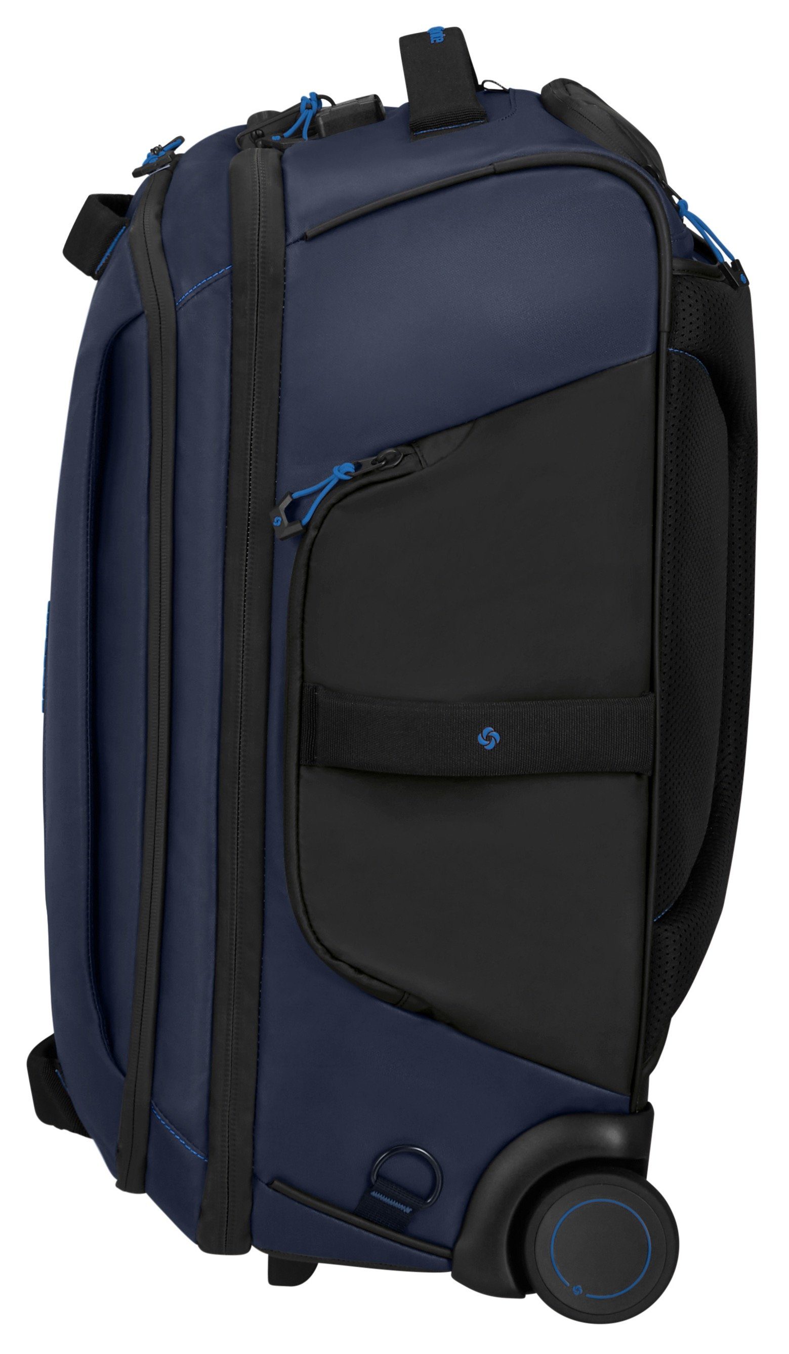 Samsonite Weichgepäck-Trolley ECODIVER 55, 2 Rollen, aus robustem Nylon, mit praktischem Seitenfach, mit Regencover