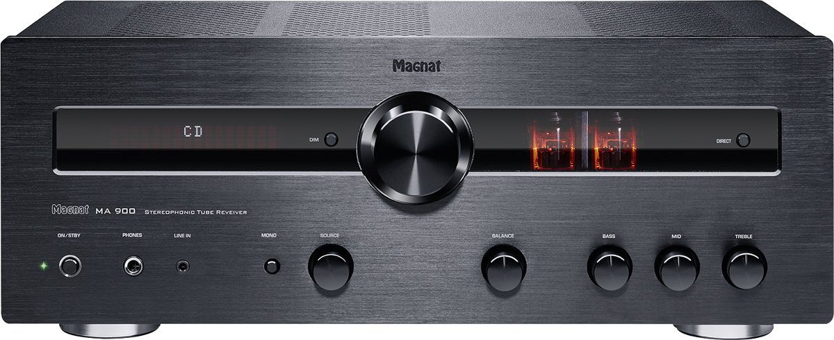 Magnat MA 900, schwarz Stereo Hybrid-Verstärker Skonto Aktion Vollverstärker