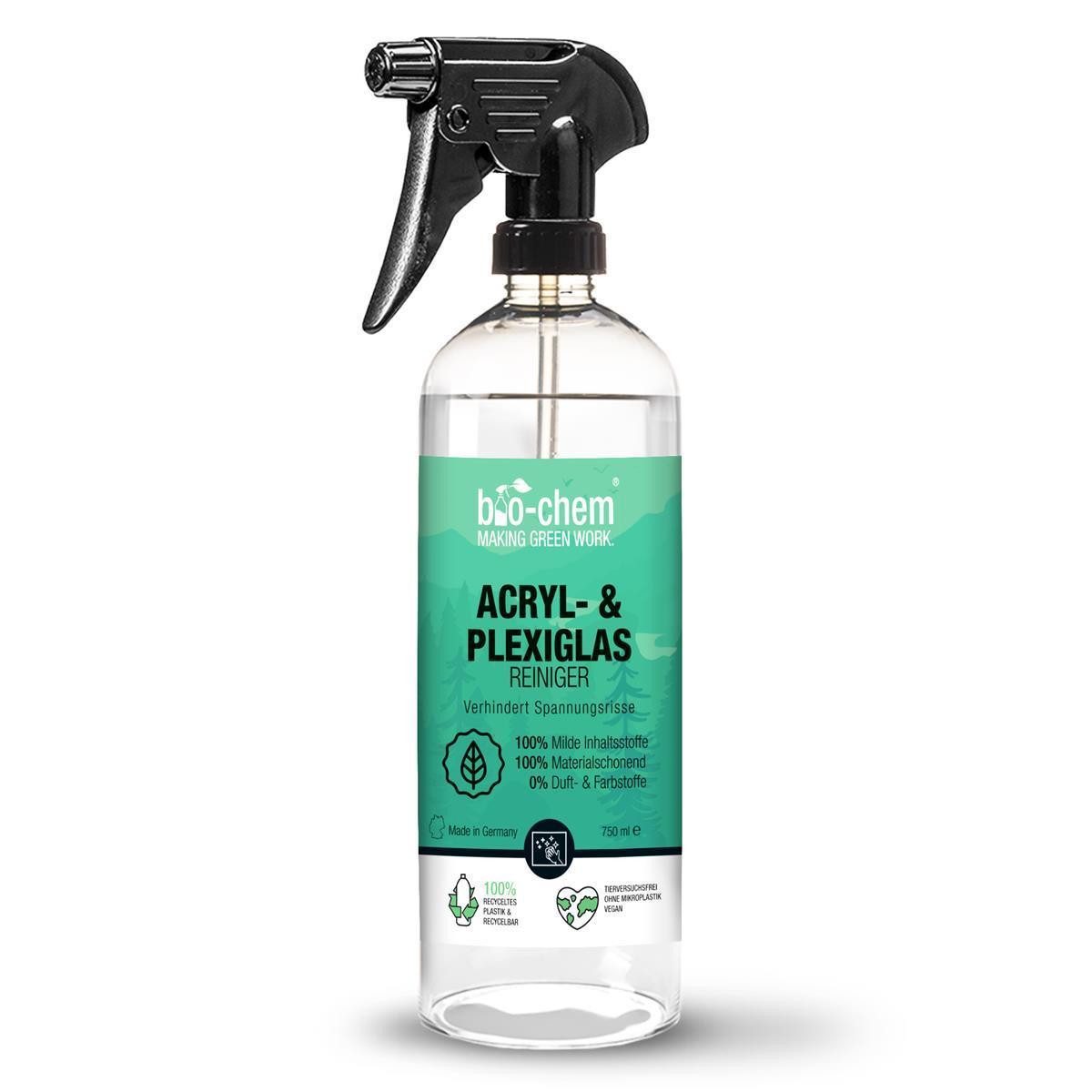 bio-chem Acryl- und Plexiglas-Reiniger 0.75 l Handsprayflasche Glasreiniger