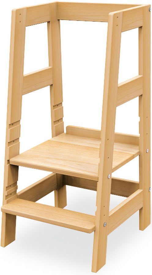 Pinolino® Stehhilfe Lernturm Fino, unbehandelt, Made in Europe – Bild 4 von 5