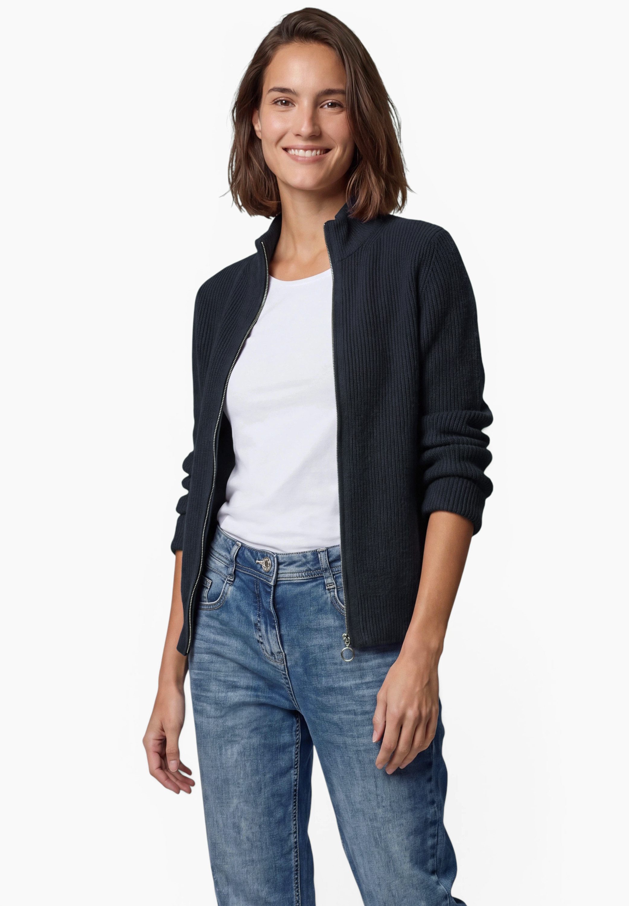 CECIL Cardigan aus Feinstrick