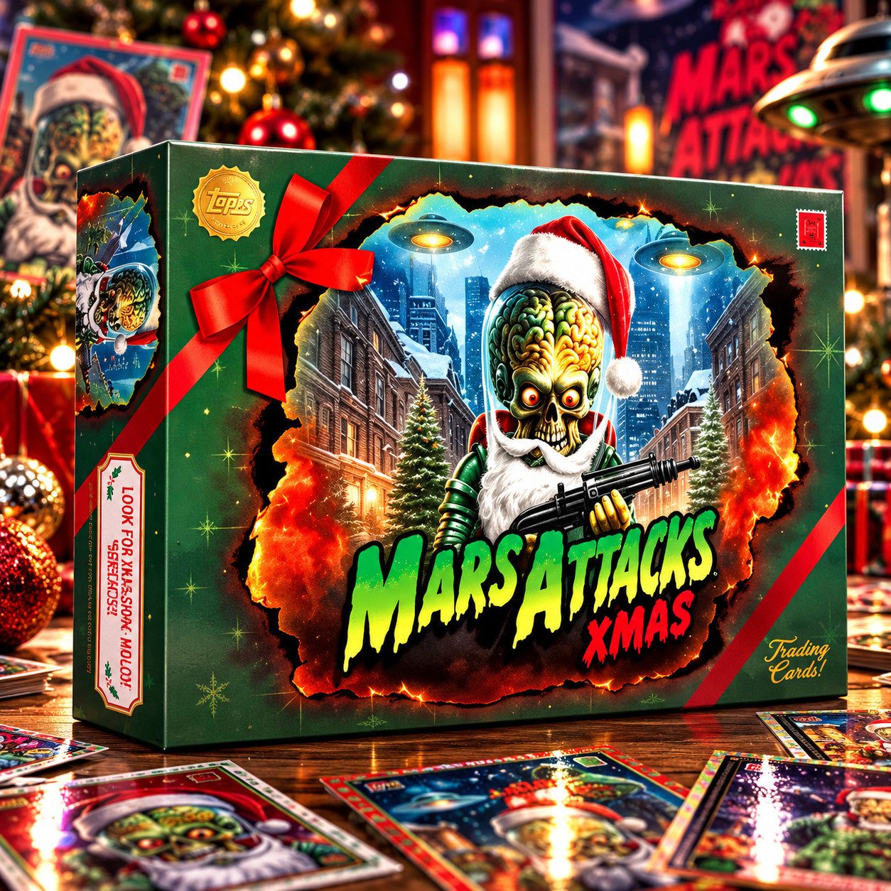Topps Sammelkarte 2026 Topps Mars Attacks Christmas Hobby Box