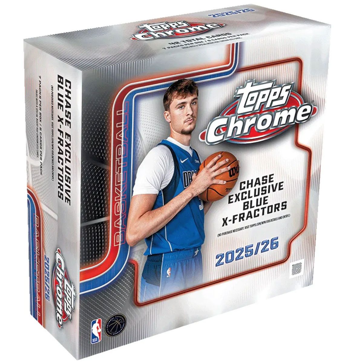 Topps Sammelkarte Topps Chrome Basketball 2025/26 - 1 Mega Box