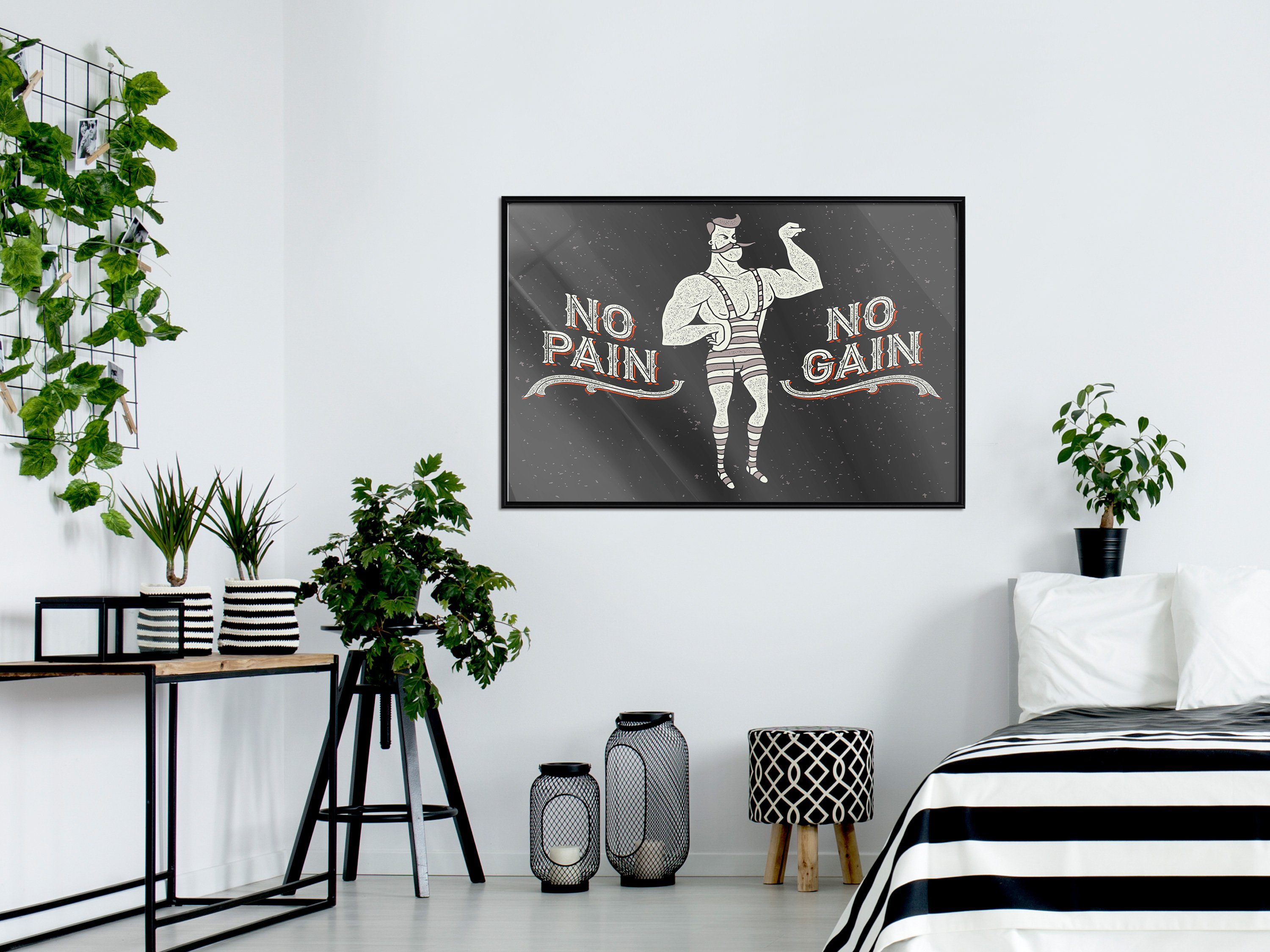 Artgeist Poster No Pain No Gain []