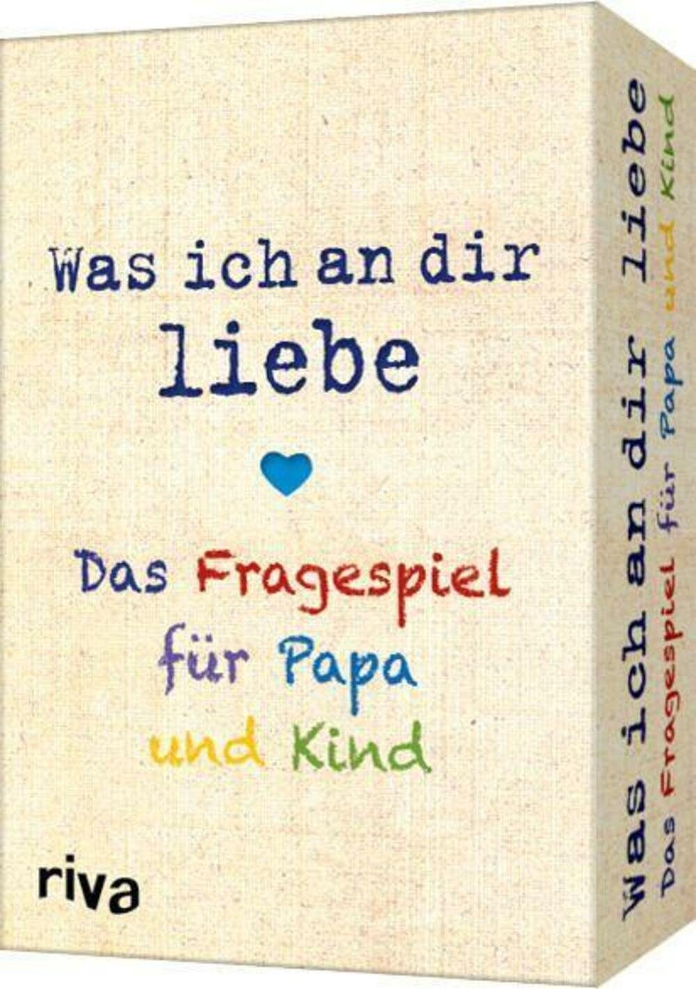 Riva Spiel, Was ich an dir liebe - Das Fragespiel für Papa und Kind
