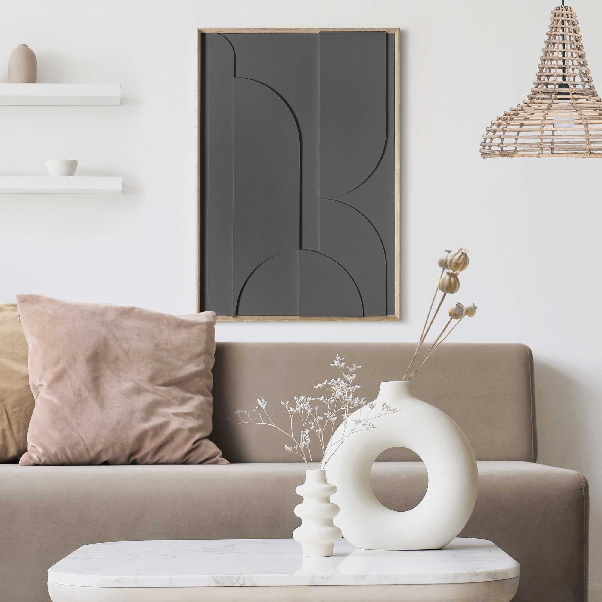 Reinders! Wandbild Puzzeled - charcoal günstig online kaufen