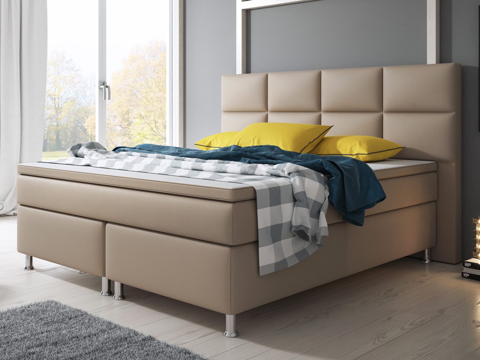 interbed Boxspringbett M-Plus 180x200 cm mit günstig online kaufen