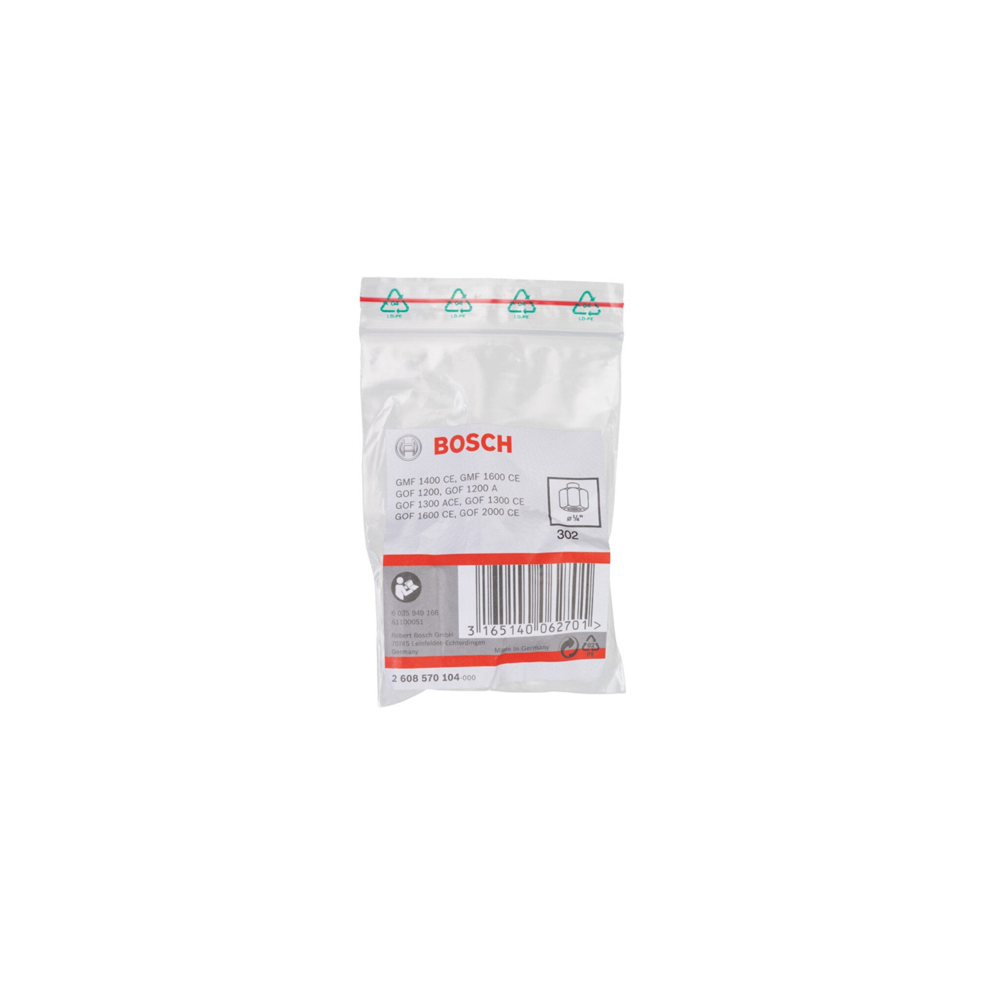 Bosch Professional Fräser-Set Bosch Spannzange 1/4", 24 mm